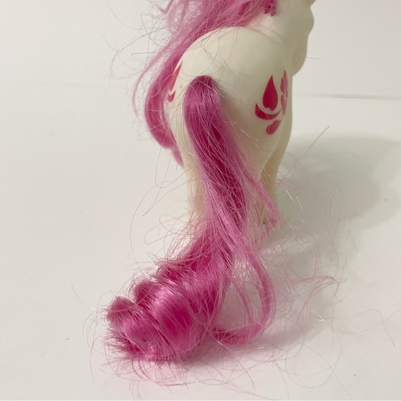 Vintage 1982 My Little Pony Birth Flower Pony June Rose Hasbro Flaws - Picture 9 of 14